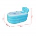 Bathtubs Freestanding Folding Inflatable Portable Bath tub Pool Adult Bath Bucket with Electric Pump Child Adult Available SPA Blue (Color : Blue  Size : L) - B07H7JTZWM